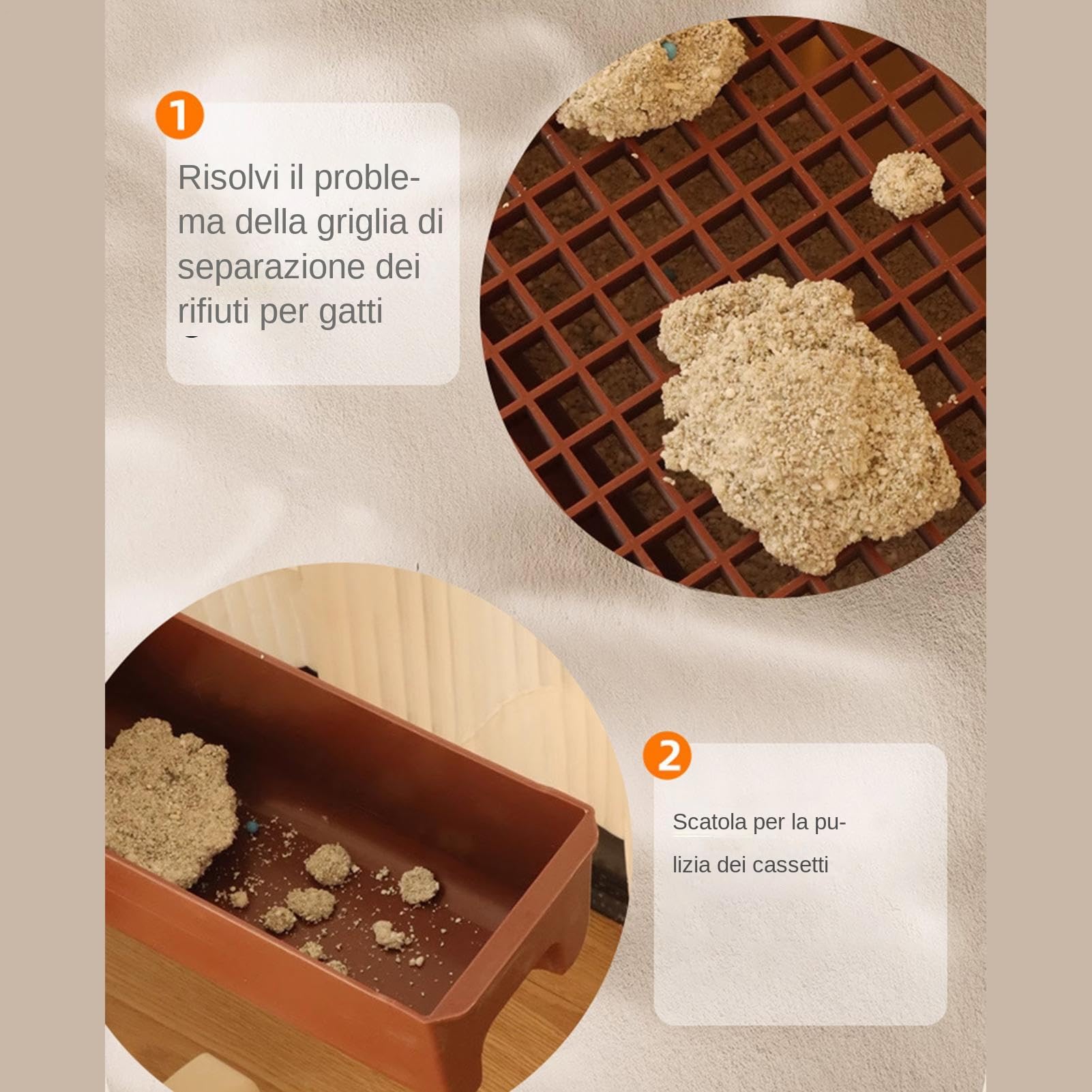 Arenero Autolimpiable Para Gatos Desodorante Inodoro Para Varias Mascotas, | Arenero Inteligente Para Gatos para en interiores, exteriores, viajes, apartamentos, rincones, armarios y