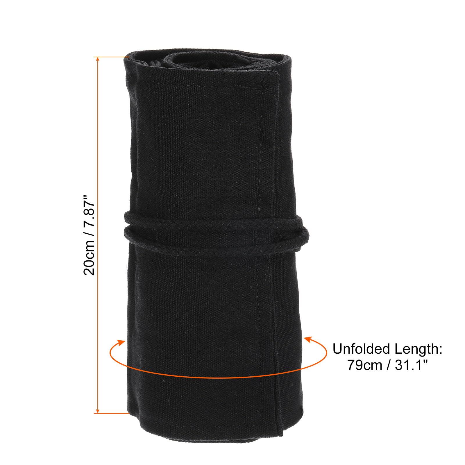 PATIKIL Handmade 72 Slots Roll Up Pencil Case - Image 2