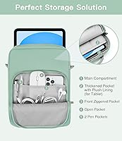 Vista 32 de MoKo Funda con Asa para Tableta de 9-11 Pulgadas, Bolsa de Transporte con Correa para el Hombro Compatible con Nuevo iPad Pro M4/iPad Air M2 de 11