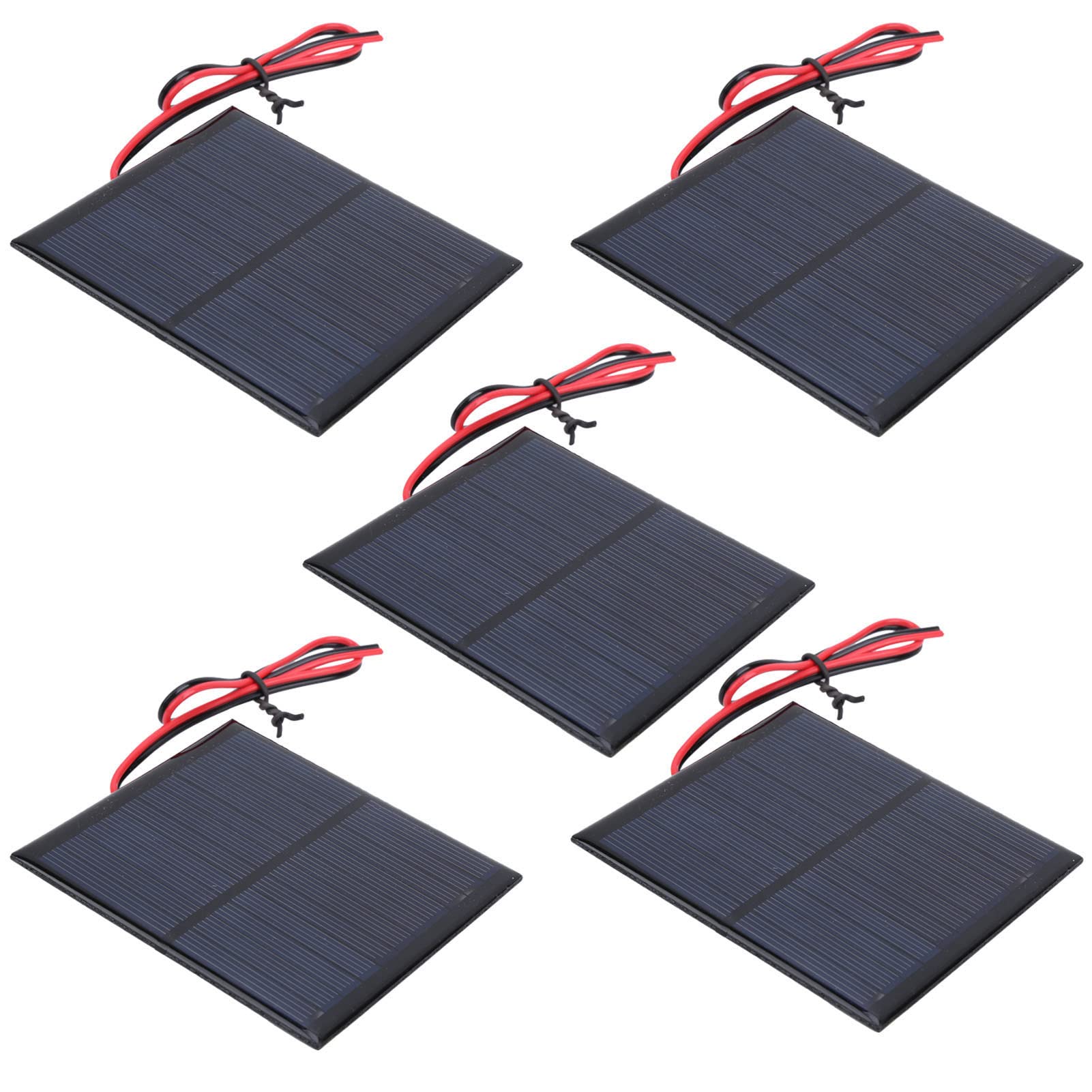 Mini panel solar de 6V 2W y placa de polisilicio de 90x80 mm para proyectos de bricolaje