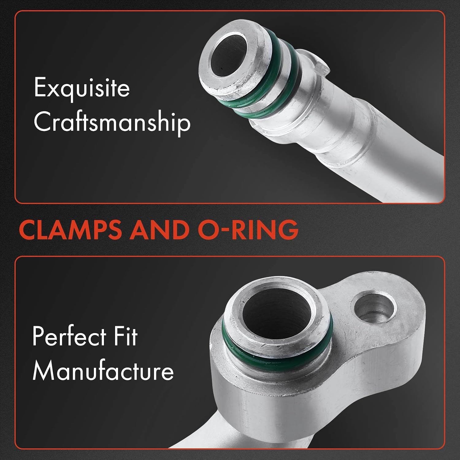 A-Premium A/C Suction Hose Assembly Compatible with Toyota Camry, 2018 2019, 2.5L, Japan Built, Compressor to Evap