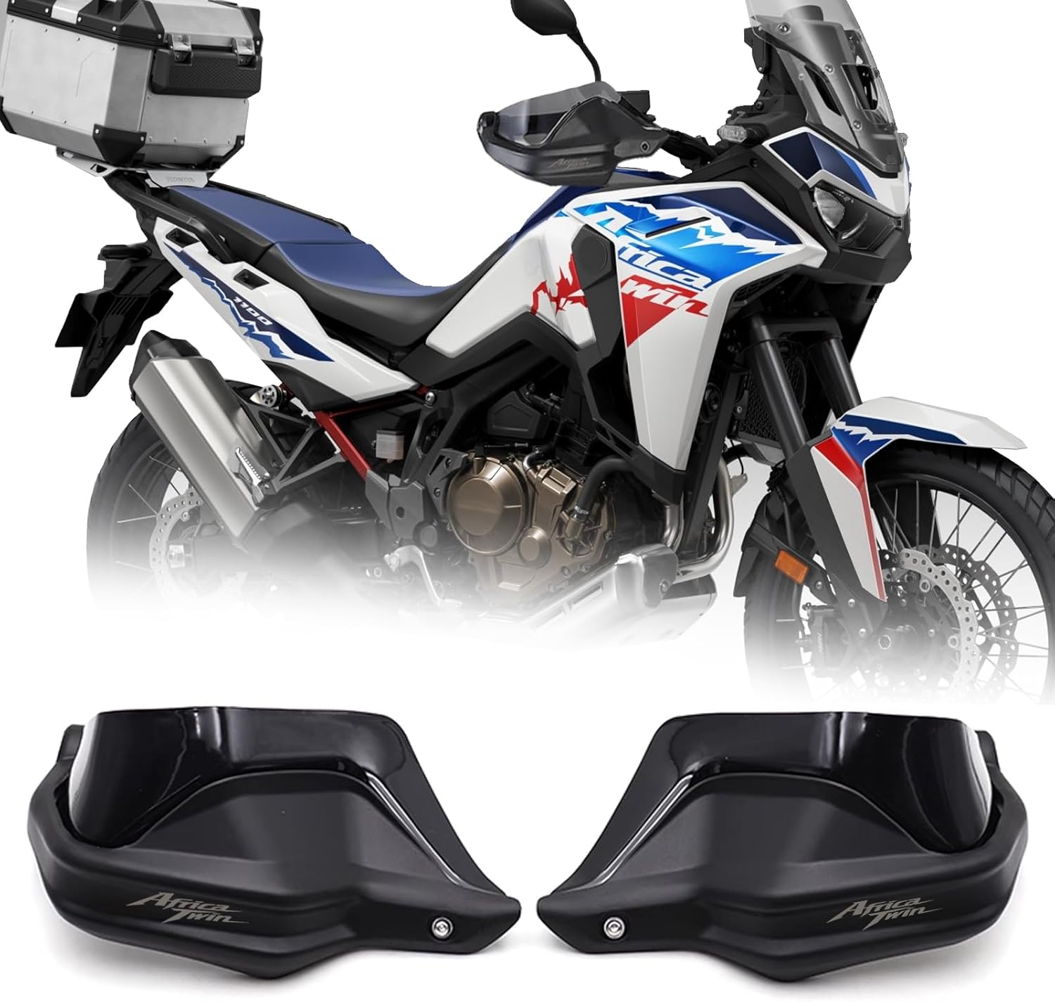 For CRF1100L Africa Twin 2025 motorcycle hand guard hand guard windshield Handle both hands windproof africa twin crf1100l 2019-2026 Motorcycle Accessories (black)