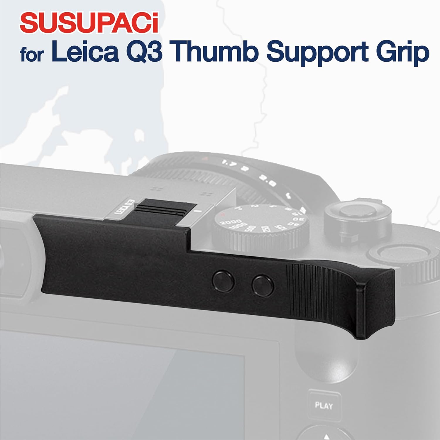 Thumb Grip for Leica Q3 Camera Thumb Support Grip Aluminum Anti Slip Handgrip with Protective Film - Image 5
