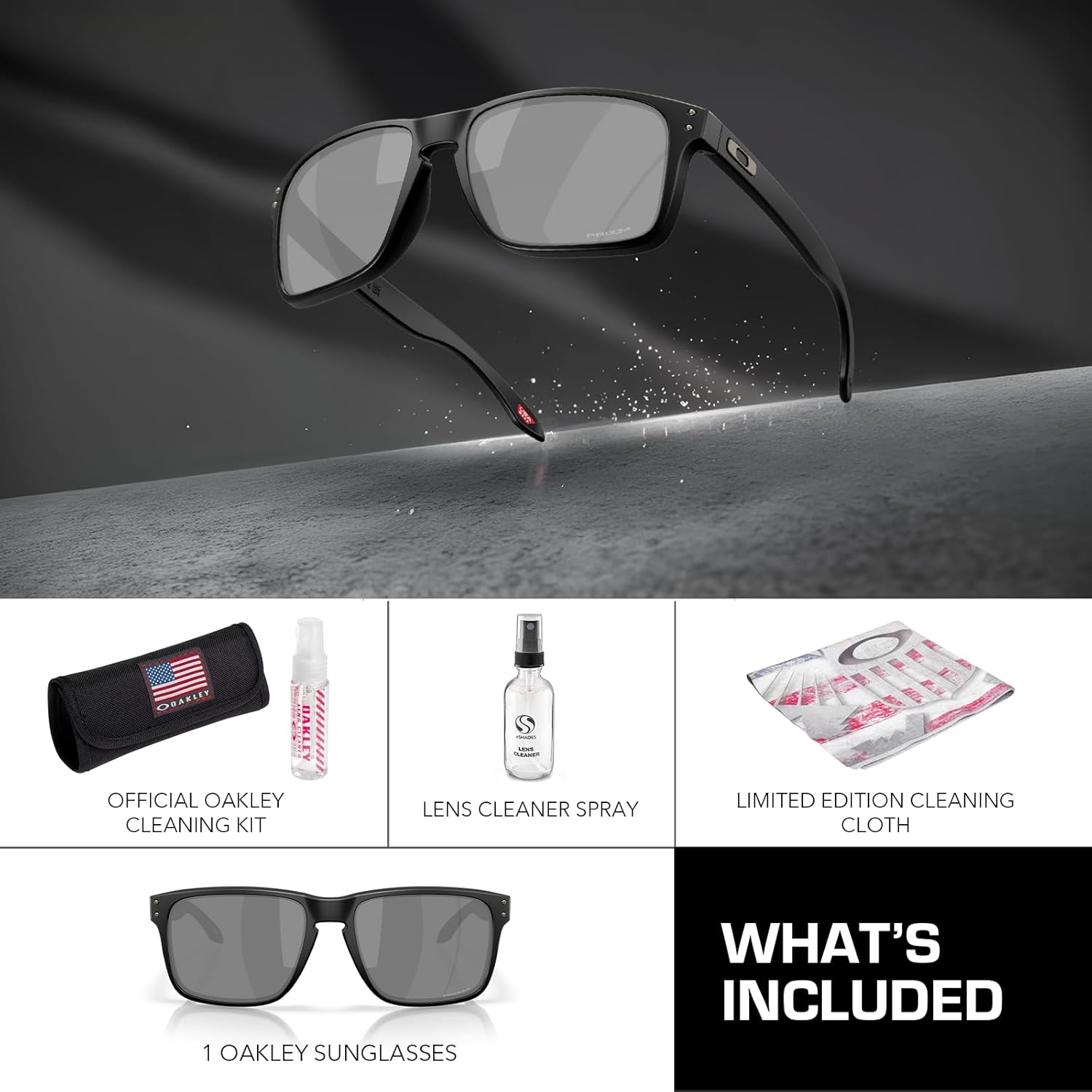 Oakley HOLBROOK XXL OO9487 Rectangle Shape Sunglasses With Official Eyewear Kit