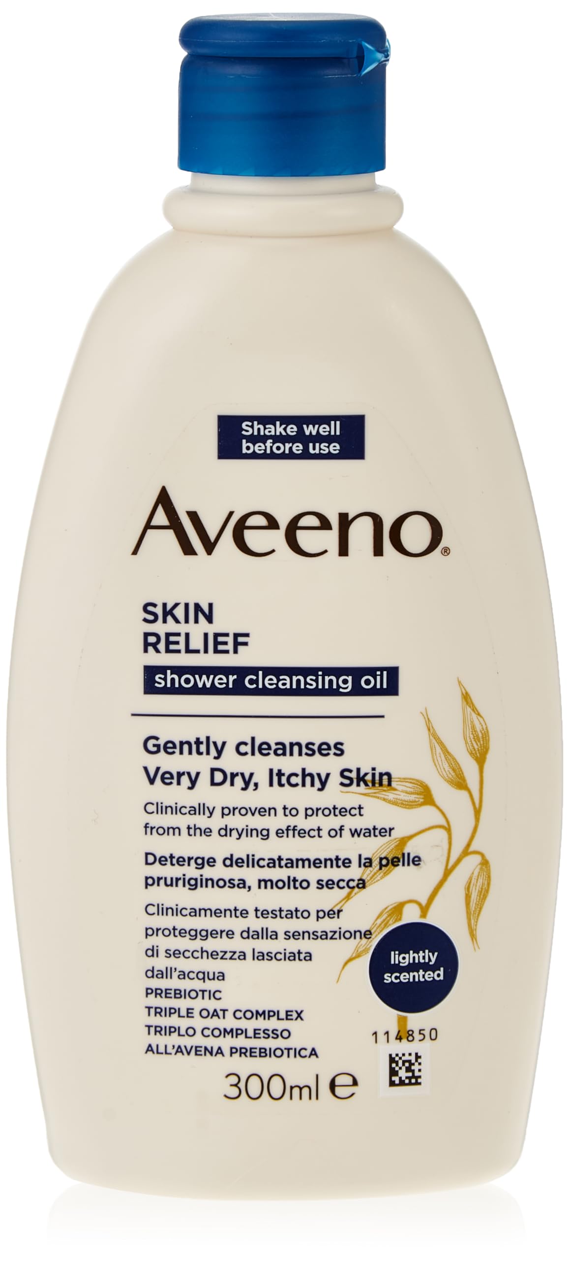 ‎Aveeno Skin Relief Bath & Shower Oil 300Ml