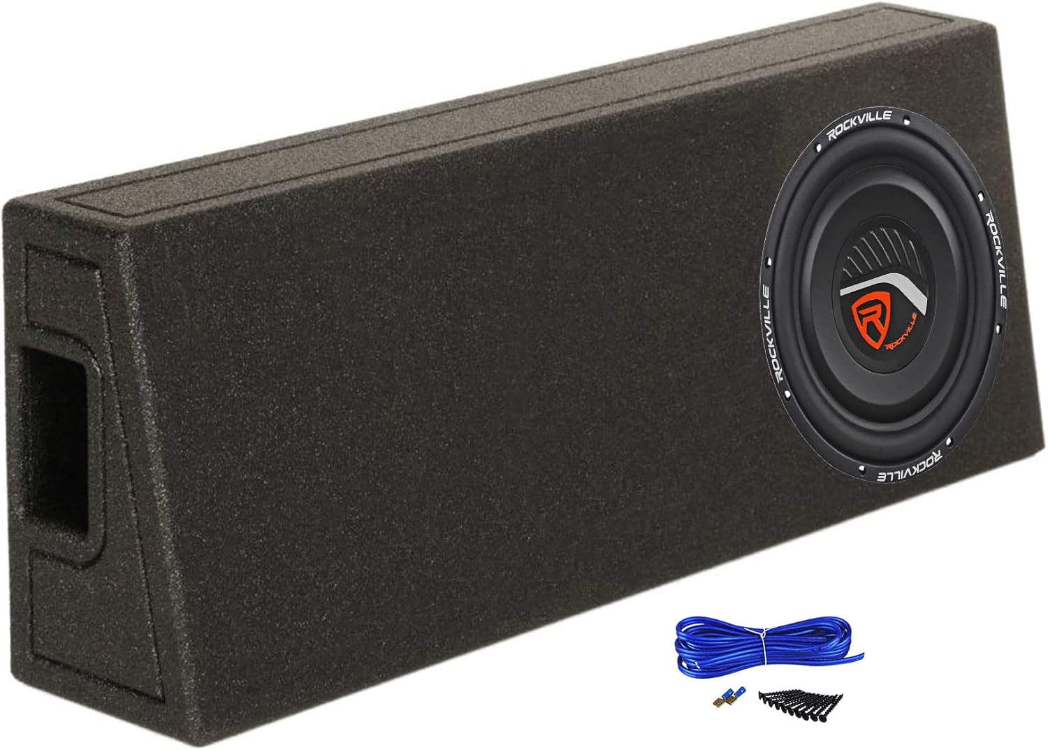 Rockville W12T4S2 12 «1400w Subwoofer en detrás del asiento portado caja del recinto del camión Rockville W12T4S2 12 «1400w Subwoofer en detrás del asiento portado caja del recinto del camión