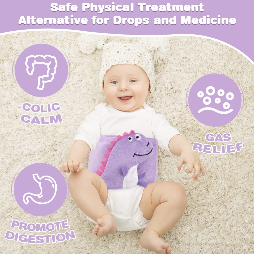 Hilph Cintura riscaldante per bambini con coliche, regolabile e termoterapia per dolori addominali del bambino