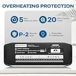 Shredder papier pour usage à la maison et au bureau, 7 Feuille Découpe Petit papier Shredder sans panier pour le bureau d'intérieur, Portable Shredter Conception de bras extensible avec protection contre la surchauffe,Jam Proof