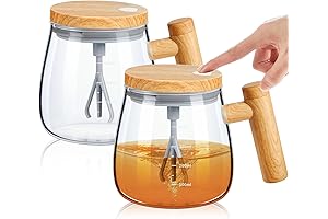 2 Pcs Self-Mixing Electric Stir Cup for Coffee, Drinks, and More