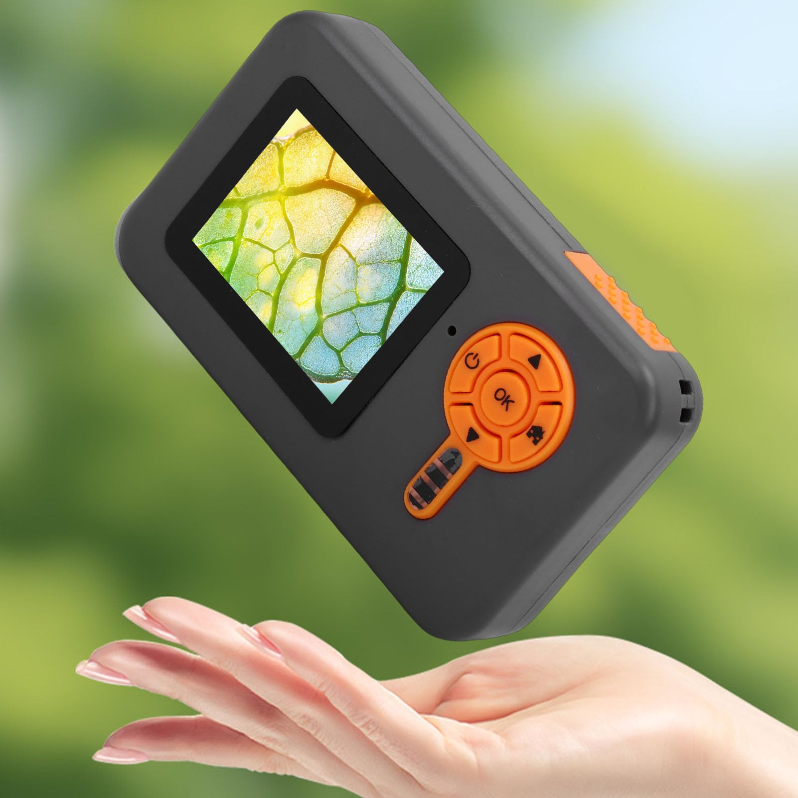 Generic Microscopio con Fotocamera 1000X, Microscopio Portatile con Ingrandimento 100-1000x, con Schermo da 2 Pollici con Funzione Foto Video e Diapositive Incluse per l'educazione Scientifica e