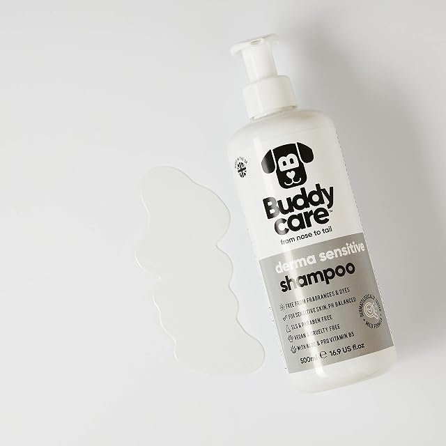 Foto 8 de 8 de Buddycare Champú para Perros - con Aloe Vera y Pro Vitamina B5 Sensible a la Piel 500ml