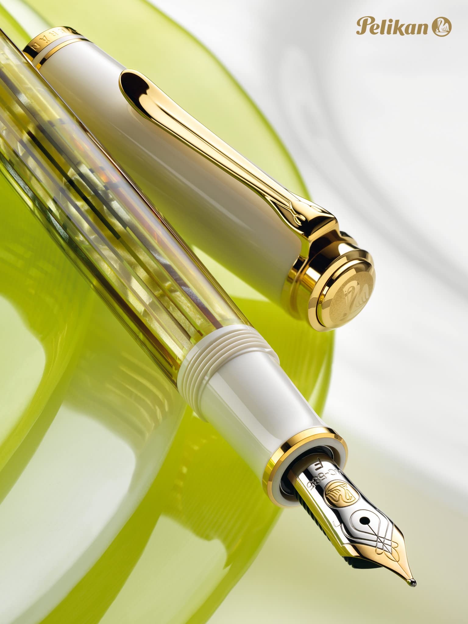 Pelikan Souverän M400 Pluma Estilográfica, Punta Extrafina, Negro, 1 Cada Una (994764