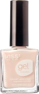KISS NEW YORK Gel Strong Nail Polish 0.44oz (Rose Tinted Glass)