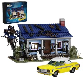 Evil House Building Set, Deadly Darkness House Compatible with Lego Halloween Horror House with Movable Car Haunted House Toy Model, Collectible Gift for Boys and Movie Fans (639 Pcs) - Amazon product rated Grade A