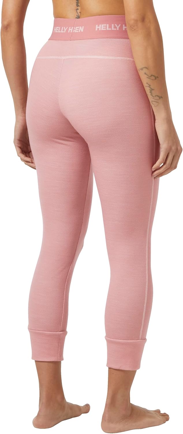 Helly-Hansen LIFA Merino Midweight 3/4 Pant Women's Baselayer for Outdoor Activities, Breathable & Thermoregulating