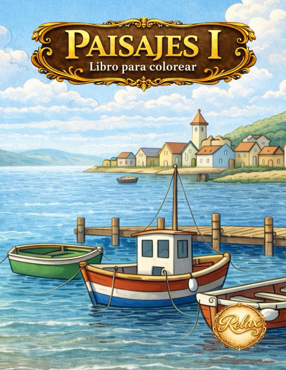 PAISAJES I: Aprende y Colorea con Alfie (Bocetos)