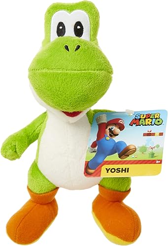 SUPER MARIO Yoshi - Figura de peluche de 6 pulgadas, color verde