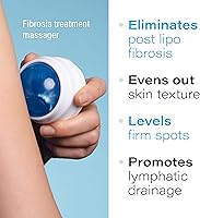 Vista 3 de Aceite de masaje linfático de coco árnica y rodillo de fibra de rodillo de masaje linfático, para tratamiento de fibrosis, drenaje linfático manual