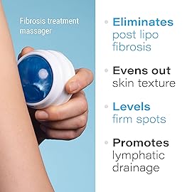 Lymphatic Drainage Massager, Massage Roller Ball, Fibro Body Roller for Fibrosis Treatment, Liposuction, 360 Lipo, Tummy Tuck & BBL Post Surgery Recovery