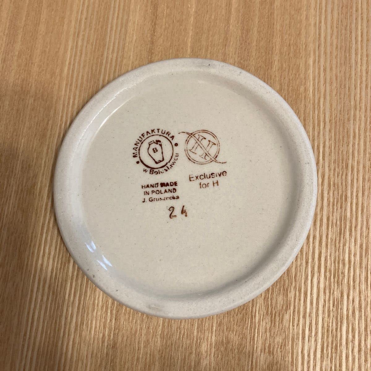 ポーランド食器スノーマンキャンセルホルダー
