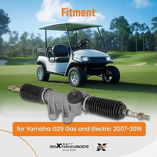 Miniatura 27 de maXpeedingrods Conjunto de caja de engranajes de dirección para carrito de golf EZGO RXV 2008 en adelante carros eléctricos de gas con extremos
