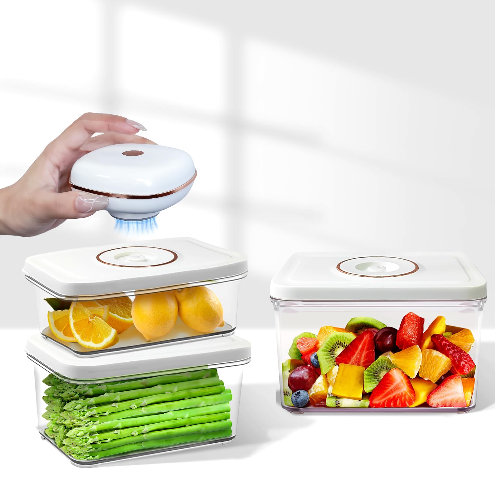 Rolin Roly 100 stks Stofzuiger Sealer Tassen Voedsel Koken Tassen voor