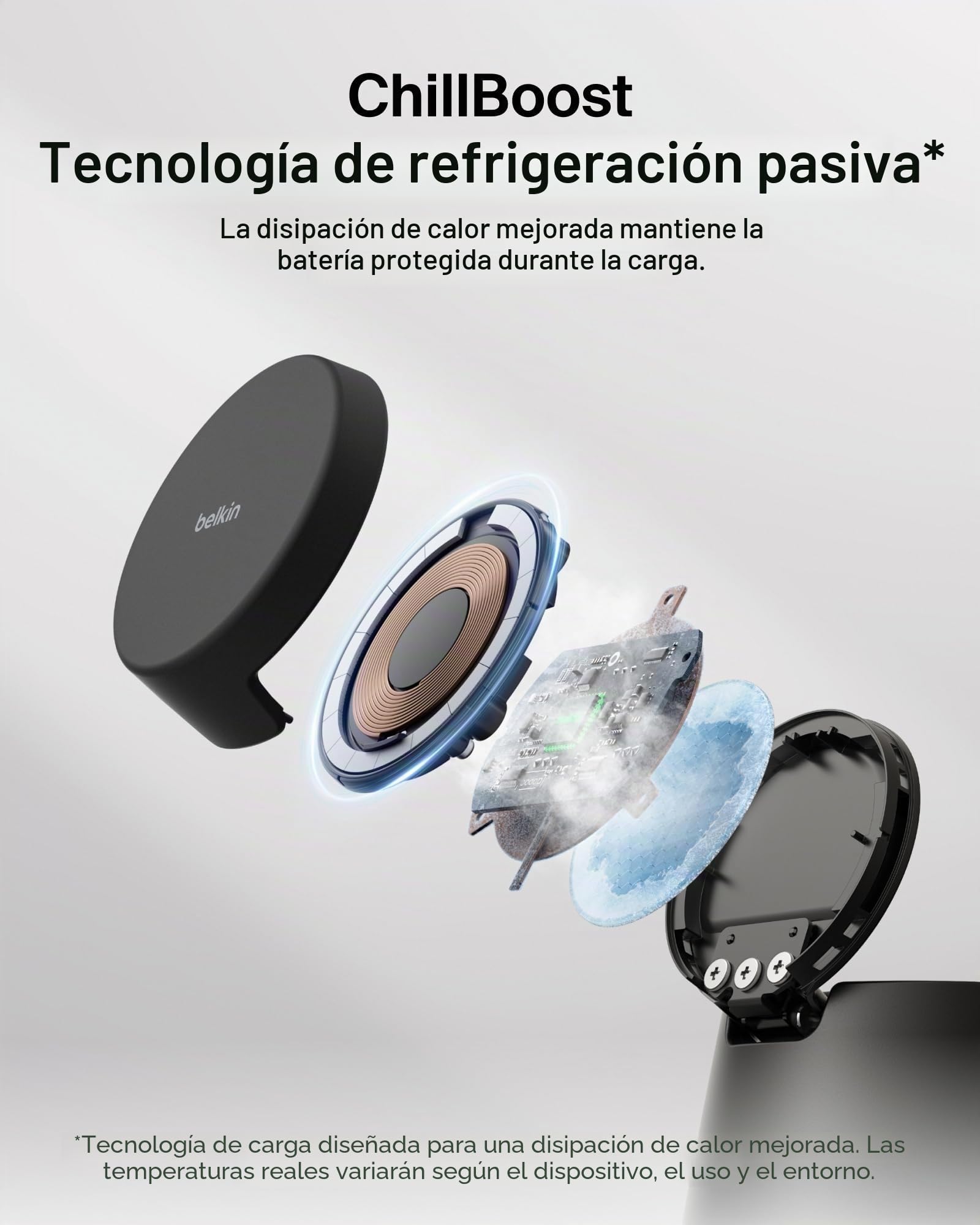 Belkin Qi2.2 - Estación de carga inalámbrica magnética de 25 W, cargador Samsung 3 en 1