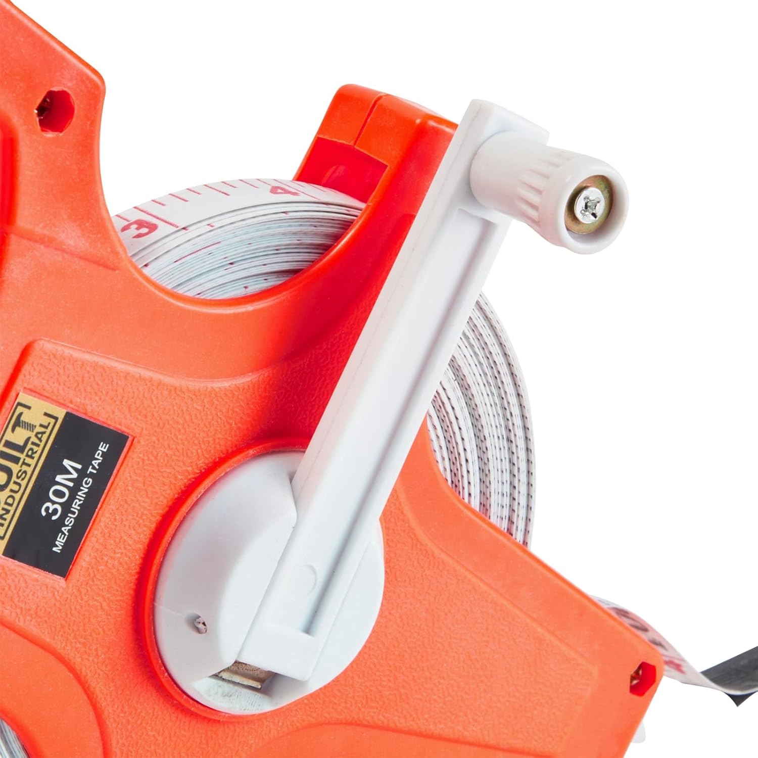 Retractable Open Reel Measure Tape 30 Meter/98.42 Feet, Track and Field Measuring Tape for Long Jump, Sports, Athletics