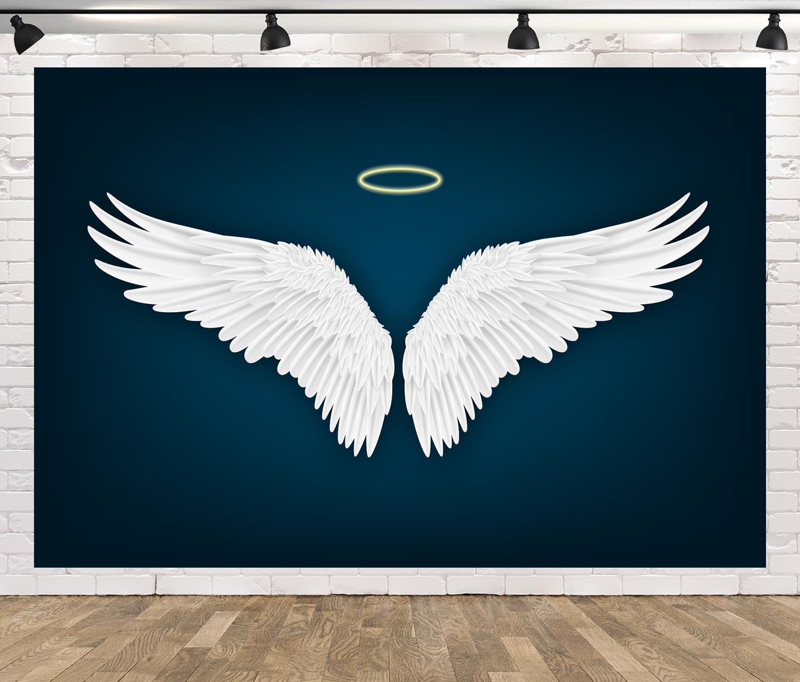 Weißer Rustikaler Ziegelmauer-Hintergrund 3 X 2,4 M – Vinyl-Fotohintergrund Für Hochzeiten, Partys Und Studio