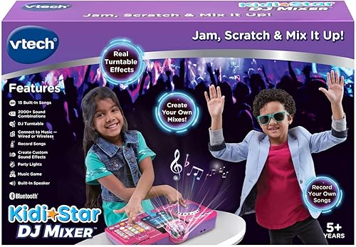 Miniatura 7 de VTech Kidi Star - Mezclador de DJ, color rosa