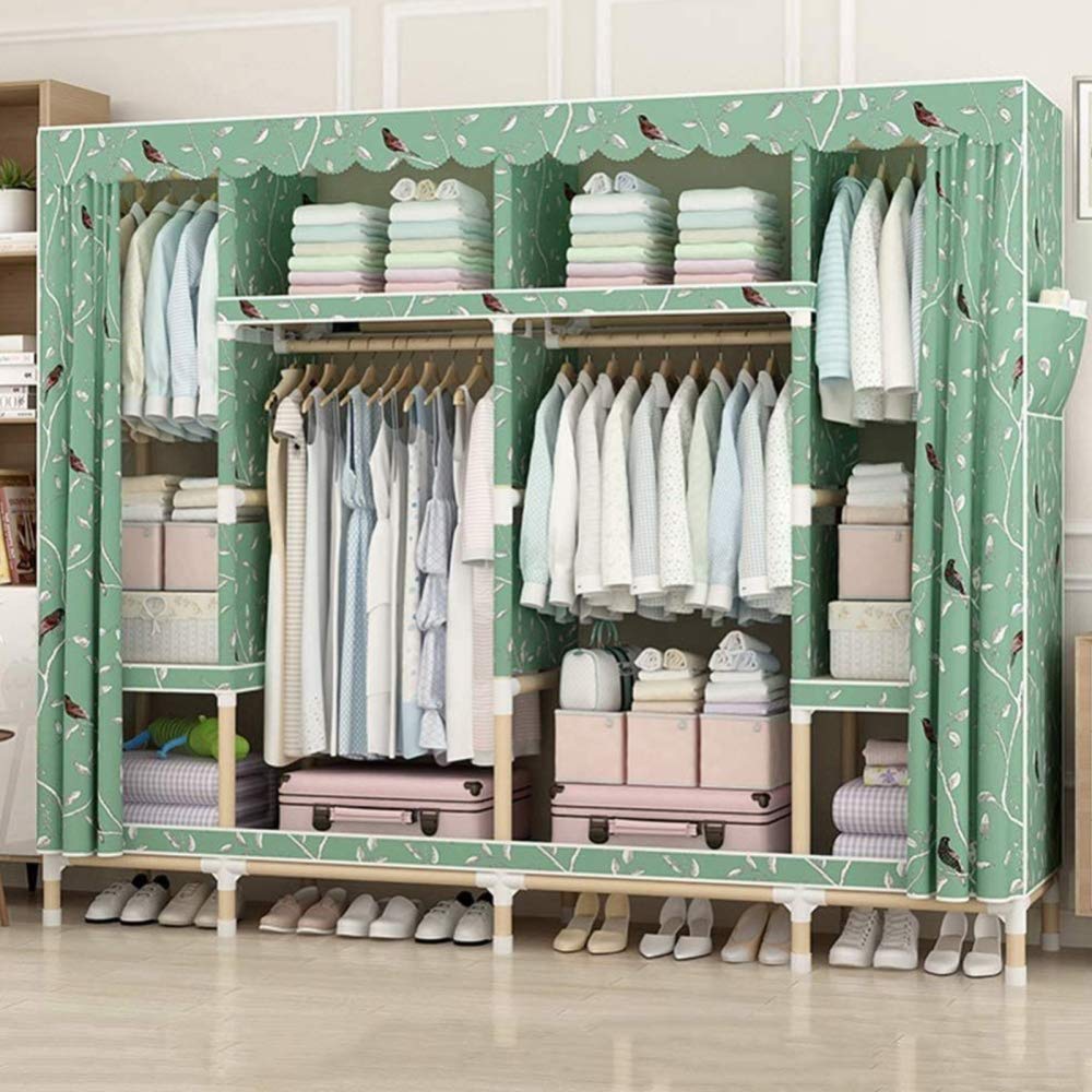 Organisateurs de penderie pliables pour optimiser les petits placards sans faire de travaux