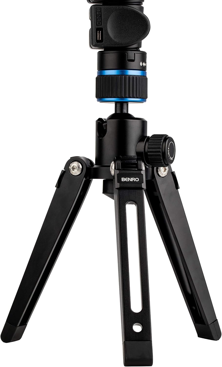 Benro Aluminium #3 MCT38AF Monopod 4 Sections 3 Leg Base Flip Lock S4 Head (MCT38AFS4)