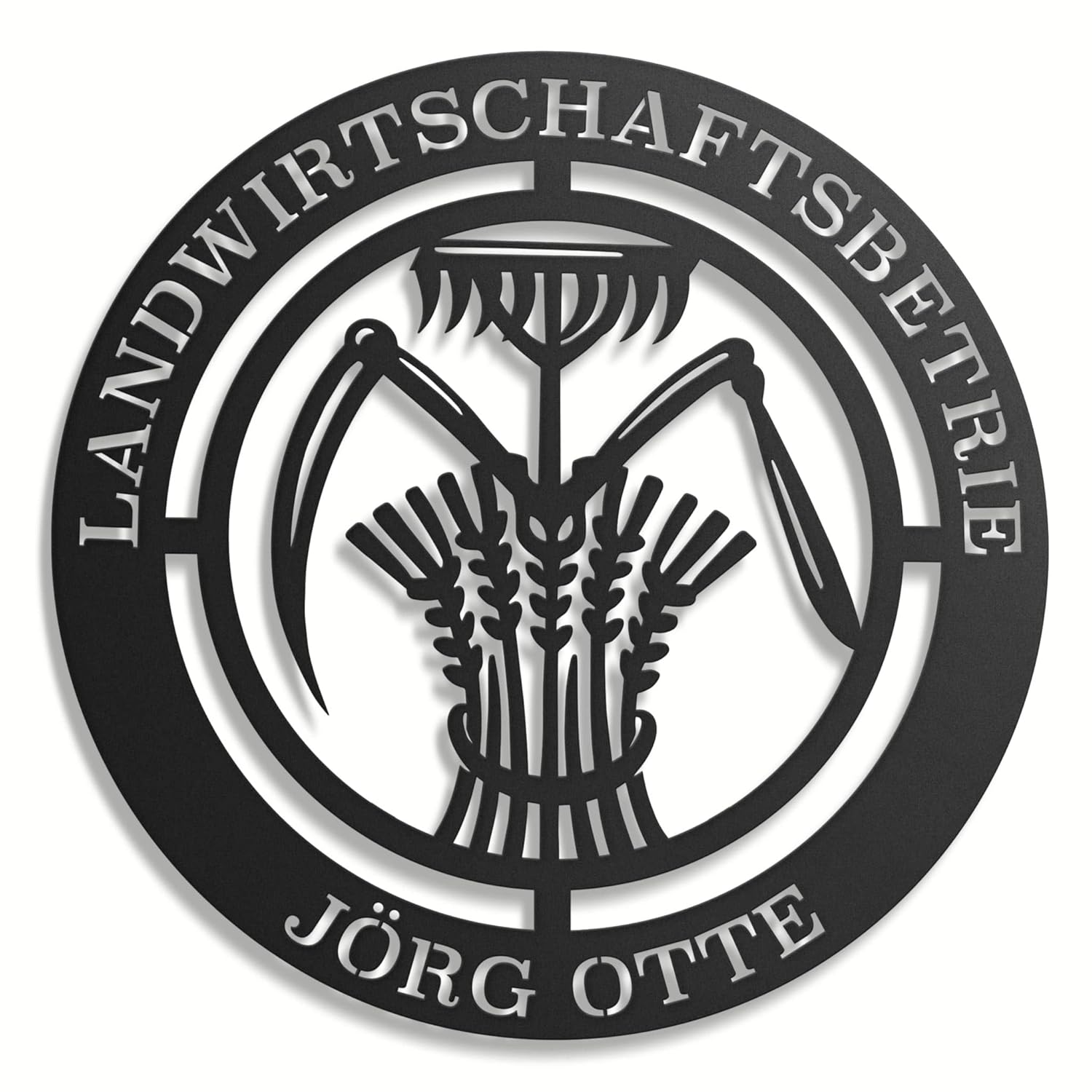 Zunftzeichen Metallschild Geschenk für Handwerker, Eigenes