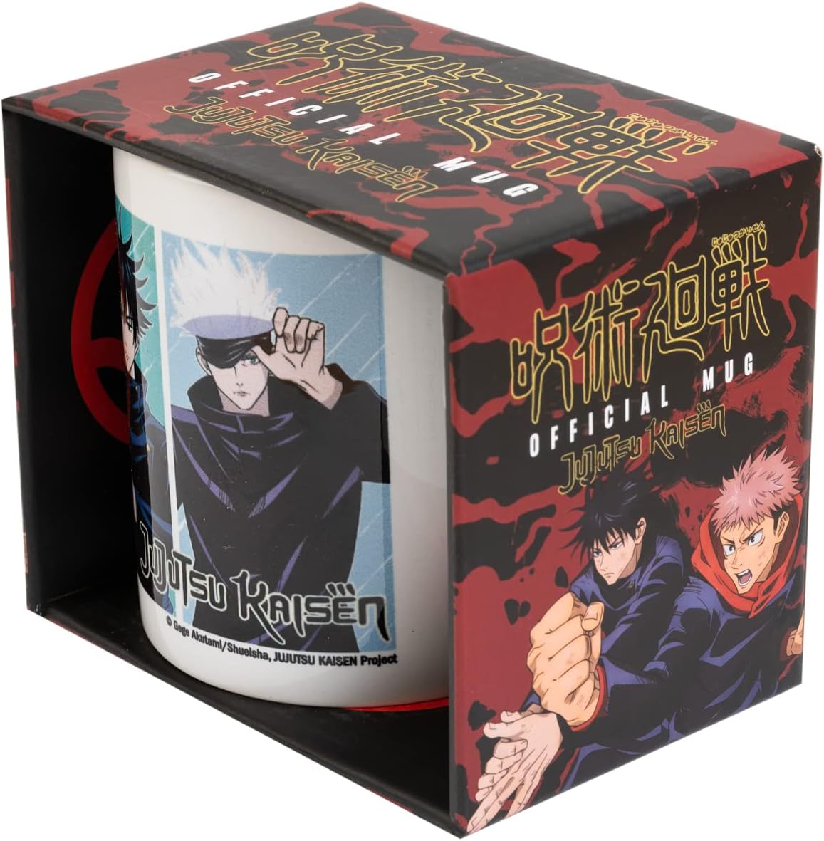 Erik Official Jujutsu Kaisen Yujutsu High Ceramic Mug - 35 cl / 350 ml – 3.74 x 3.15 inch / 9.5 x 8 cm - Jujutsu Kaisen Mug - Coffee Mug - Tea Mug - Jujutsu Kaisen Manga image 4