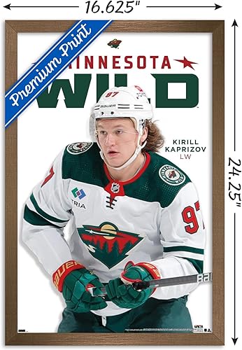 Miniatura 3 de Trends International NHL Minnesota Wild - Póster de pared de la serie 23 de Kirill Kaprizov