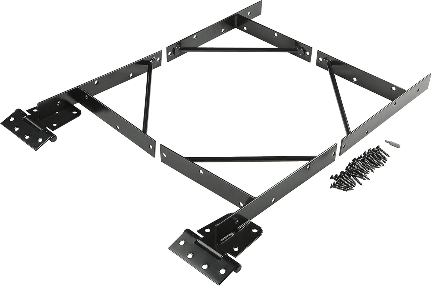 Anti Sag Gate Kit N109-060 by National Hardware in Black