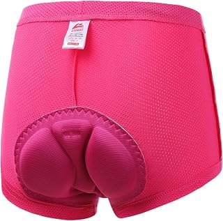BYYLECL Women Cycling Shorts 3D Padded Cycling Underwear Shorts Breathable Bicycless Undershorts Bike Riding Biking Underwear Shorts
