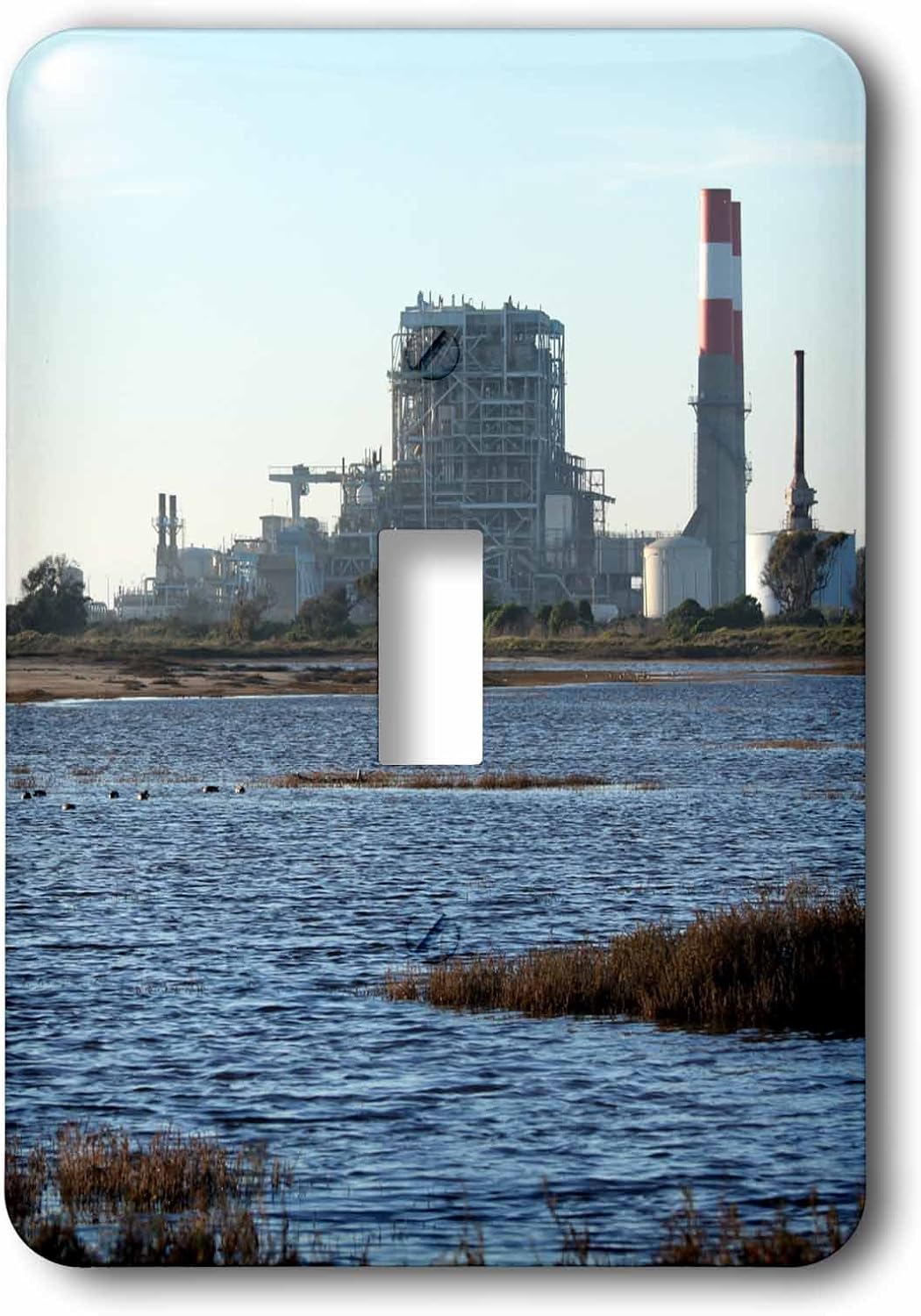 3dRose Natural Gas Power Station Near Oxnard single toggle switch image 2
