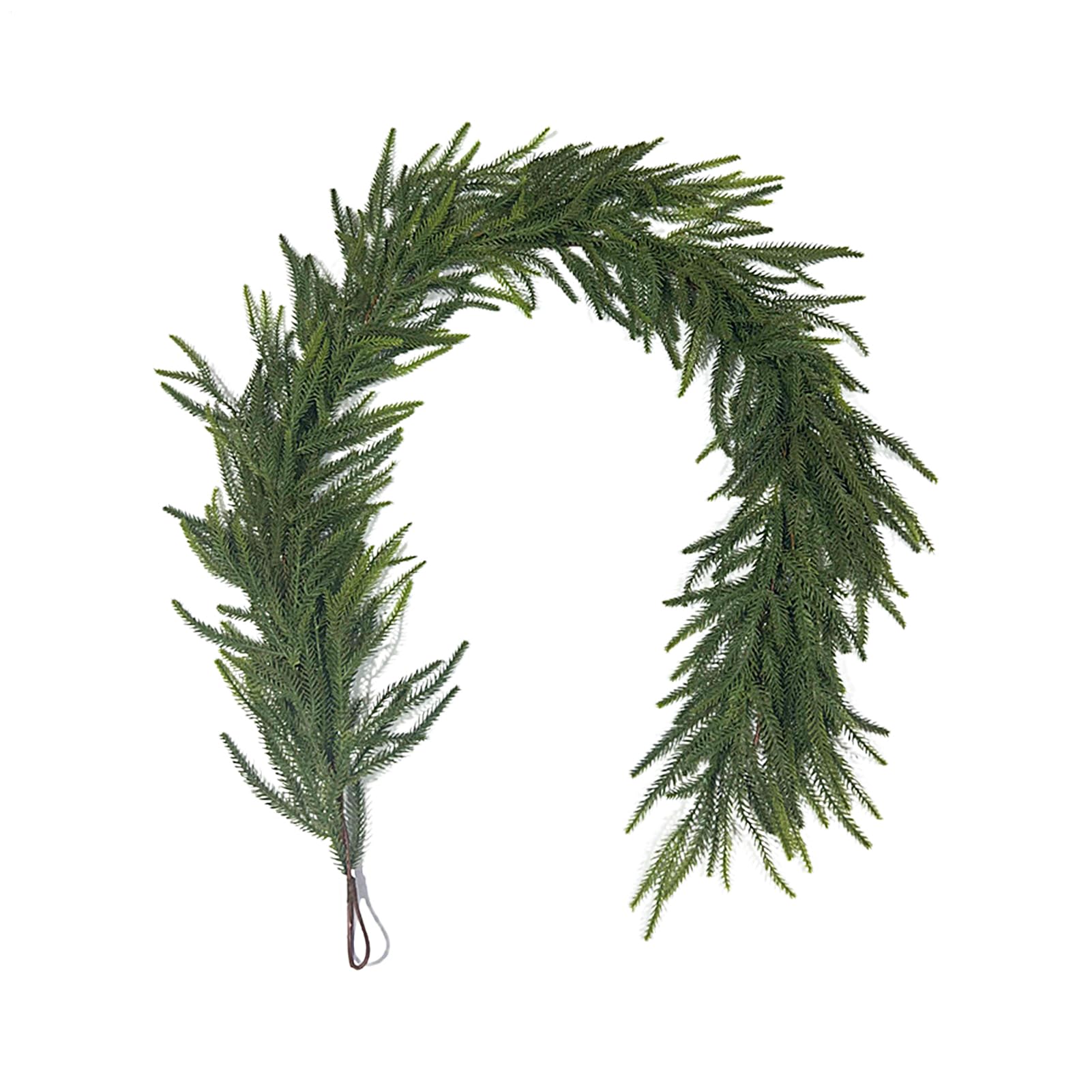 Guirlande sapin artificiel naturel pour décorer votre manteau de cheminée à Noël