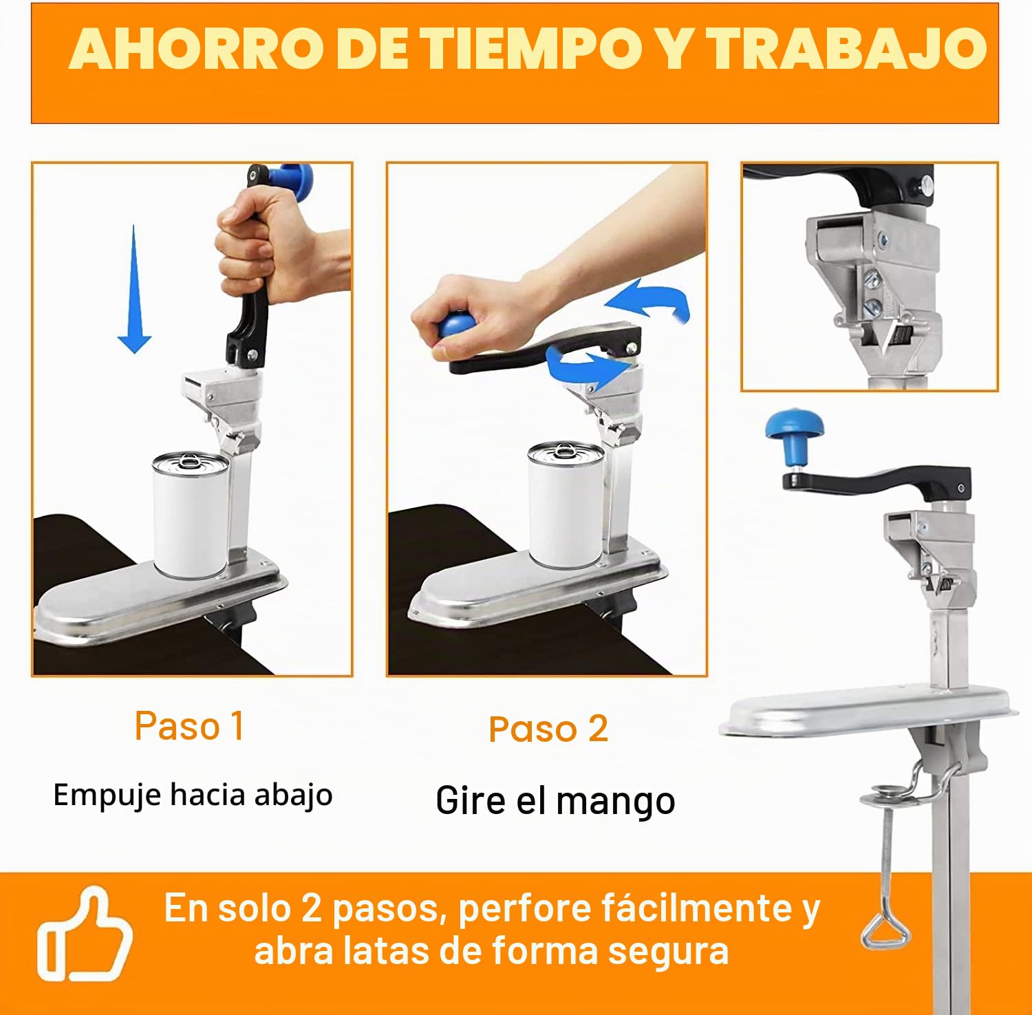 Abrelatas de Mesa Commercial #10 Compatibles con Edlundd Old Reliable
