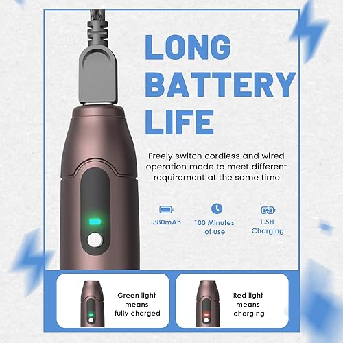 Miniatura 4 de Dr. Pen Ultima A10 Microneedling Pen 5 Velocidades Skin Pen Derma Beauty Pen Lápiz de Microneedle Pen para uso doméstico Kit profesional para el