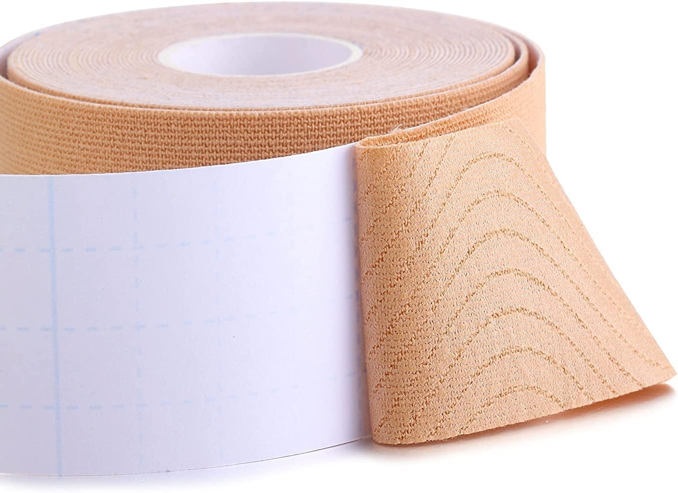 GOLD LEAF COMPANY Ownair XL breast tape with Nipple Cover and Double Sided Tape for women, breathable breast support, boob tape, skin friendly adhesive, Made from Premium Cotton (Beinge)
