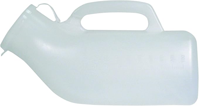 Orinal masculino portátil Aidapt 1L con asa miniatura 3