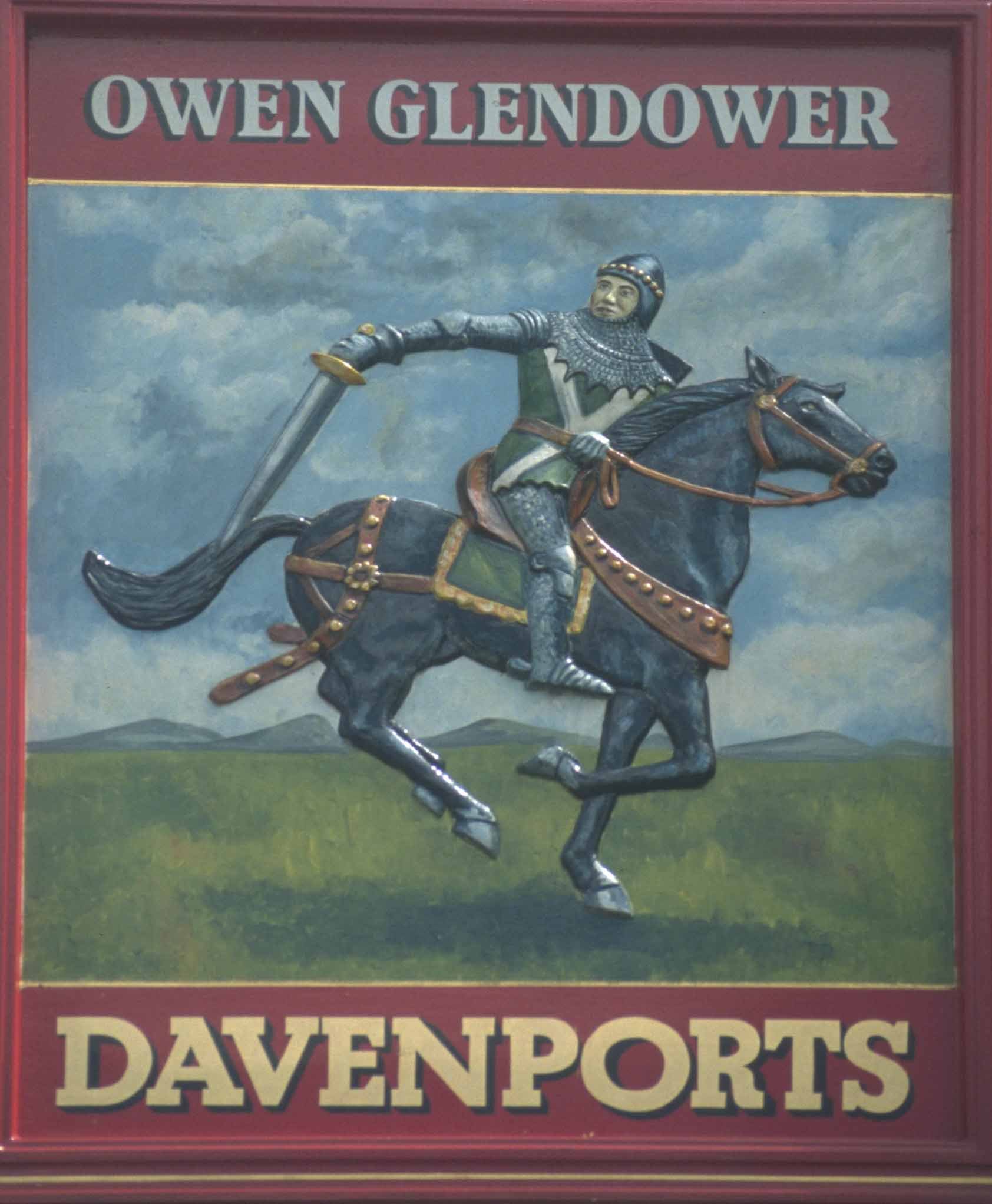 Metal Sign Pub 340088 Owen Glendower Shrewsbury Shropshire A4 12x8 Aluminium