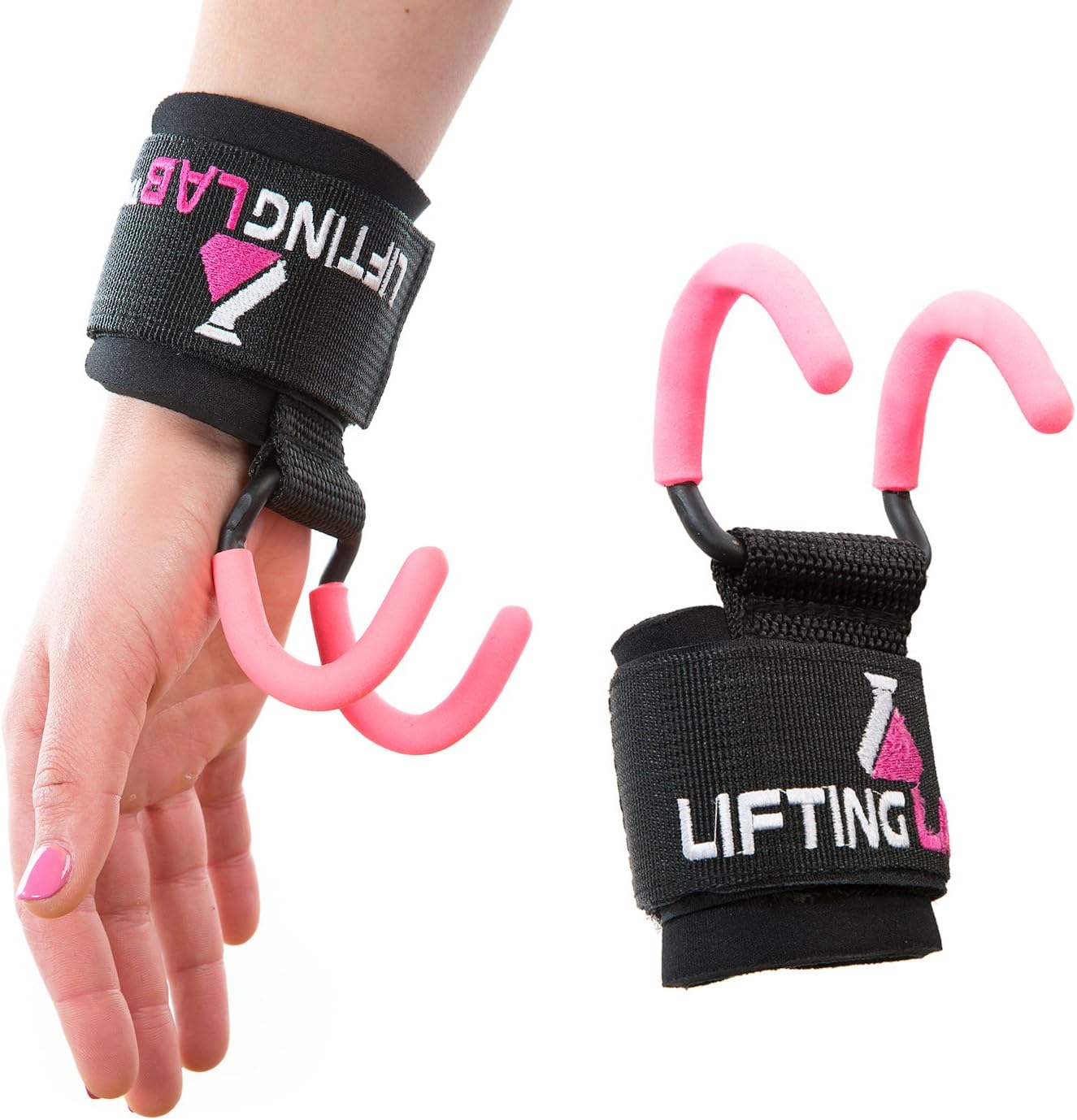 Lifting Lab | Women’s Weightlifting Hooks | Grip Assisting Callous Guards for Back Exercises