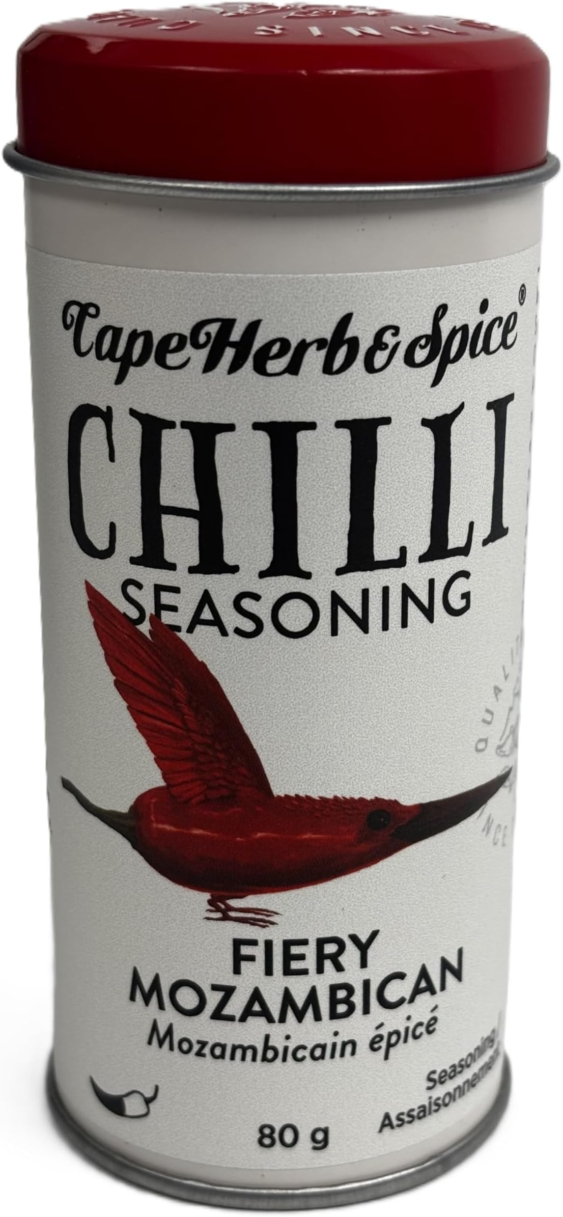 Cape Herb & Spice Piri-Piri Chilli Fiery Mozambican Seasoning, 2.8oz (80g), Product of South Africa