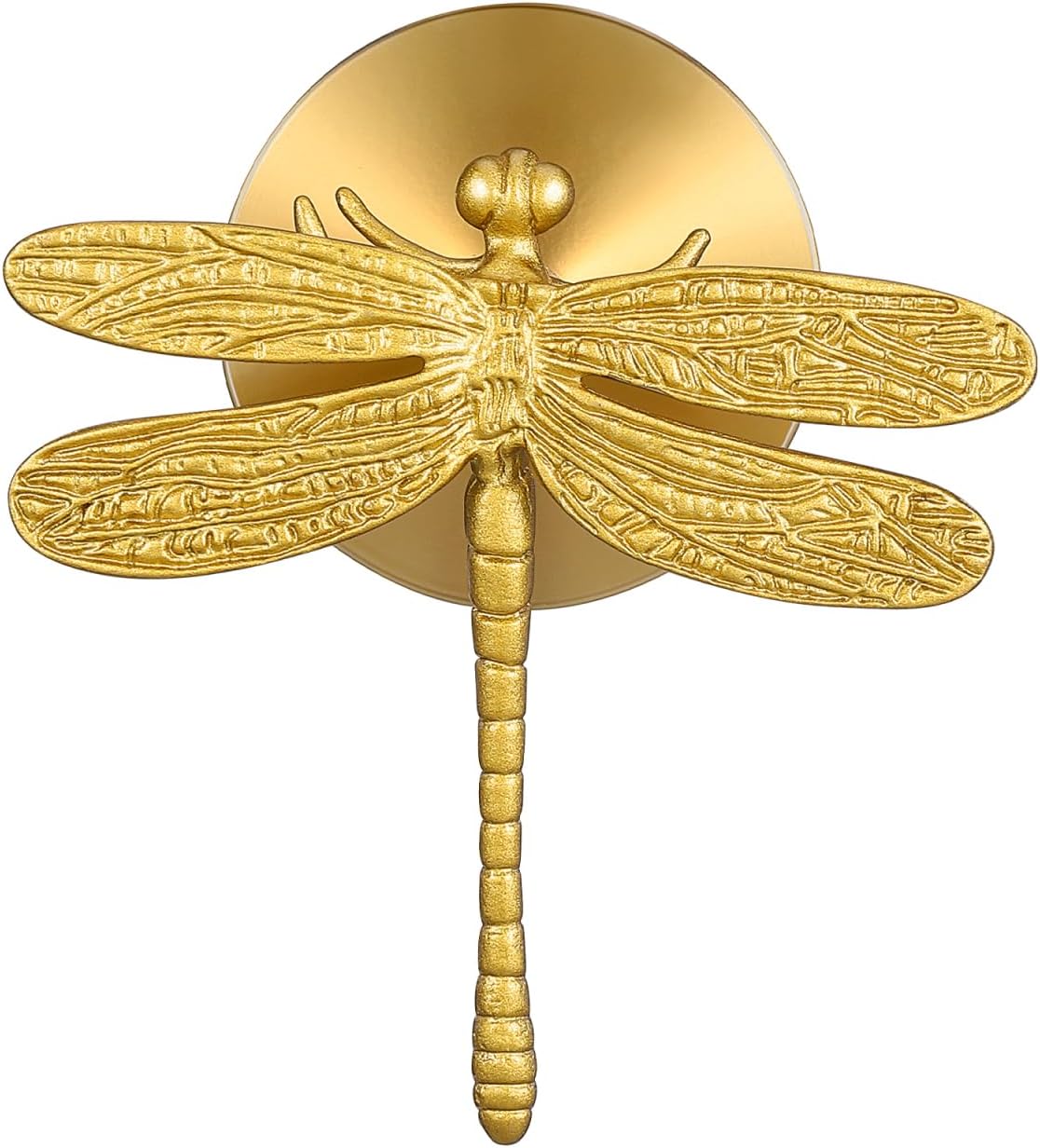 Golden Dragonfly Hooks Wall Mounted Coat Rack, Heavy Duty Vintage Decorative Hooks, Indoor Outdoor Cloak Rack for Coat Towel Robe Clothes Hats Bags Keys