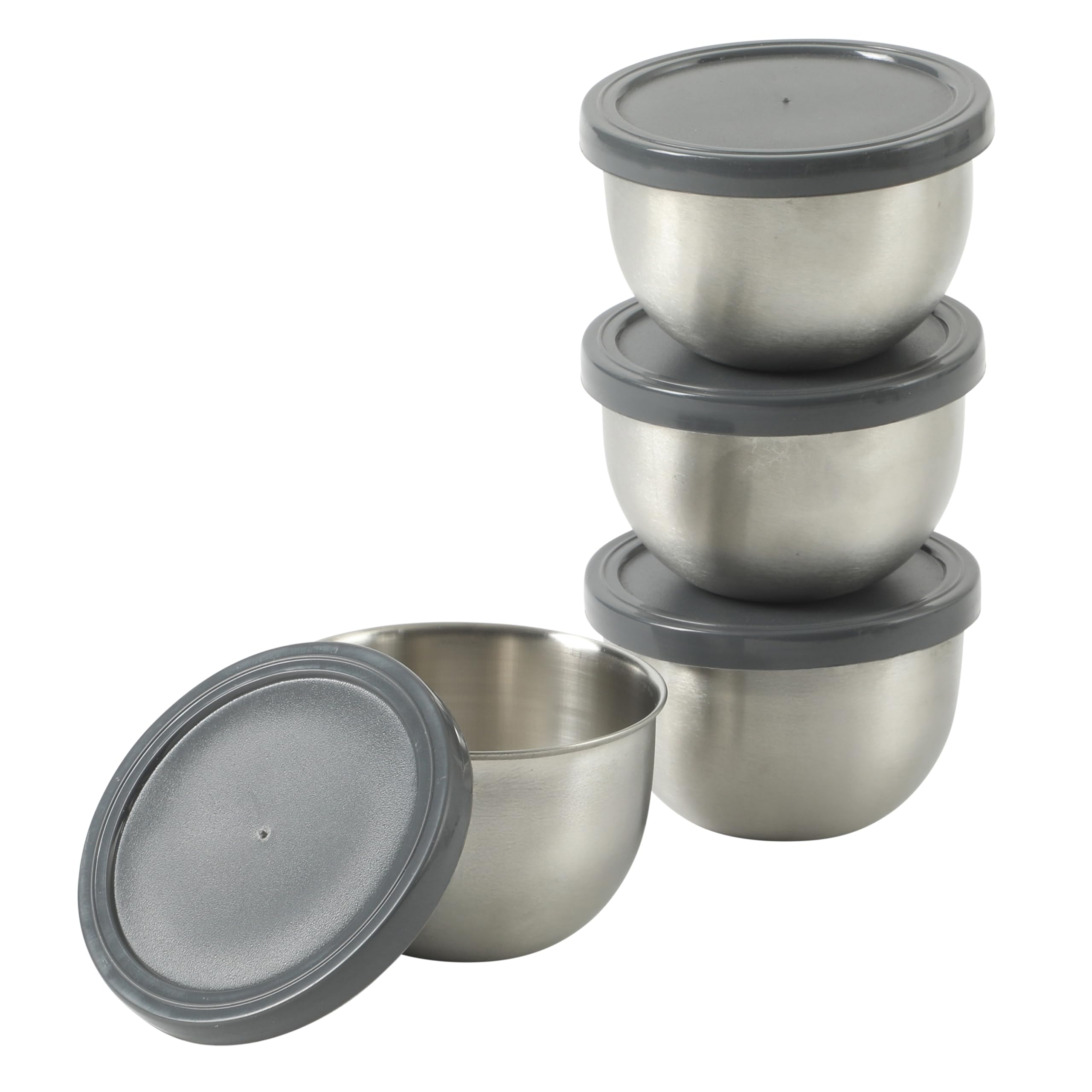 【極美品】Wurtz Form BOWL S CUP グレー 2客セット Amazon.com: Oster Kempsville 4-Piece Stainless Steel Mini Bowls