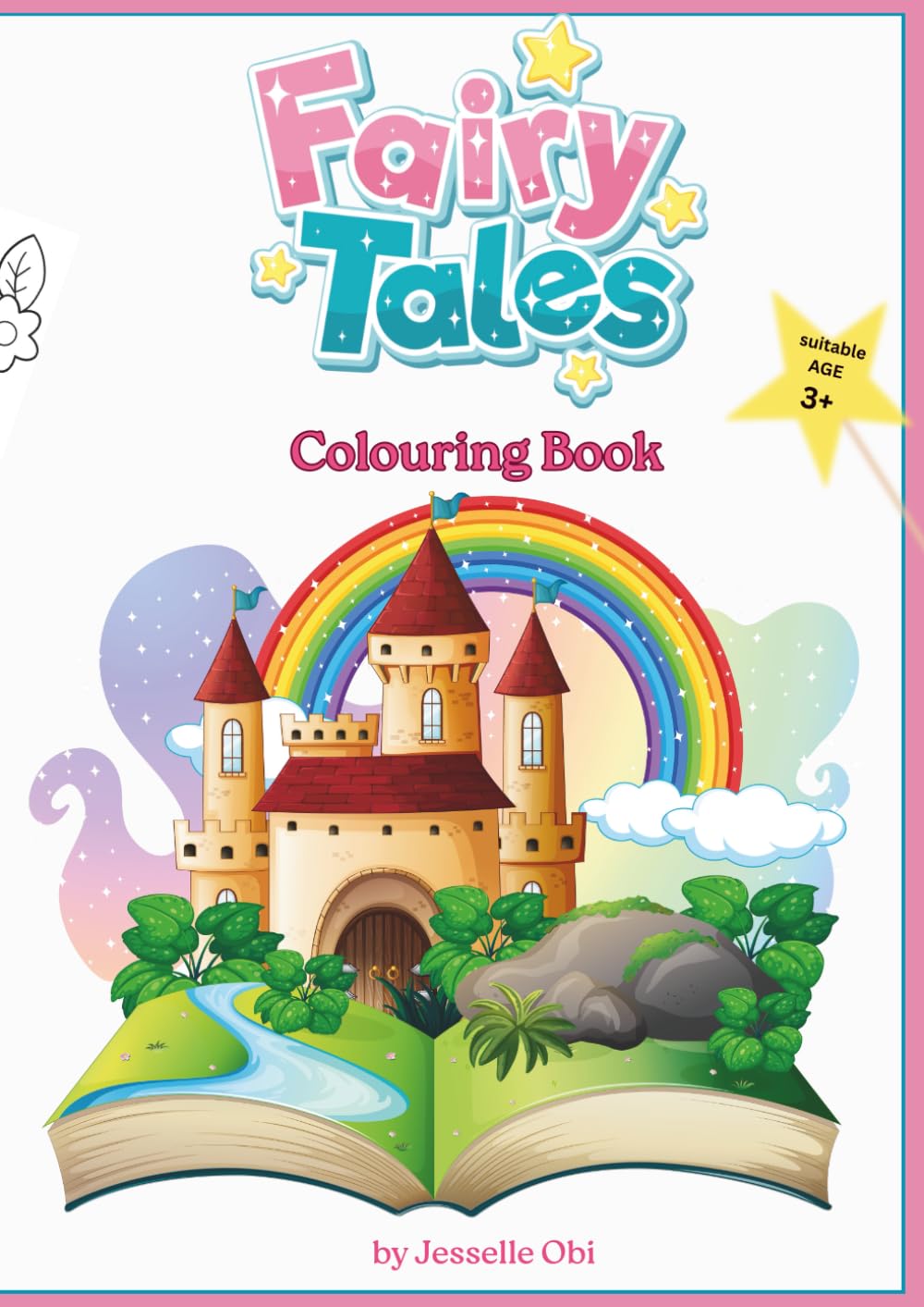 Fairy Tales Coloring Book – Magical Scenes for Kids, A4 Size, Ages 3+, 50+ pages