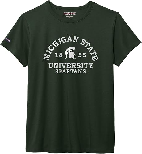 JanSport NCAA Officially Licensed Graduate Short Sleeve T Shirt for Women, Soft 